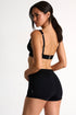 Tuxedo Knot Bikini Top 04 / 800 Black